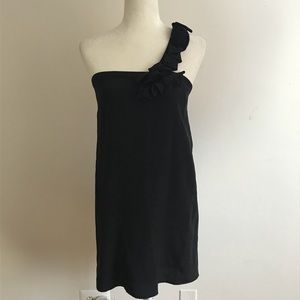 Yumi Off Silk Shoulder Dress